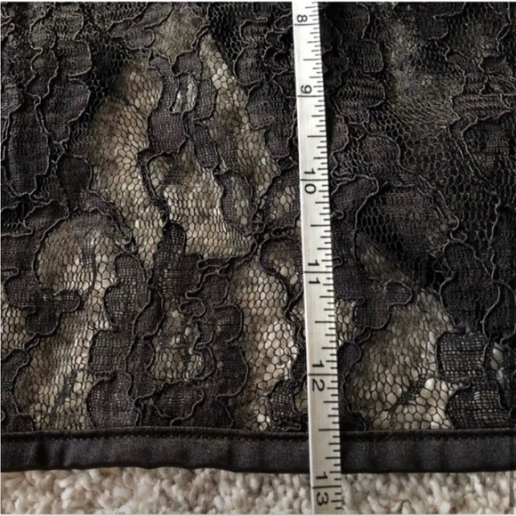 Bebe Black Lace Crop Top Size Small - Picture 5 of 5